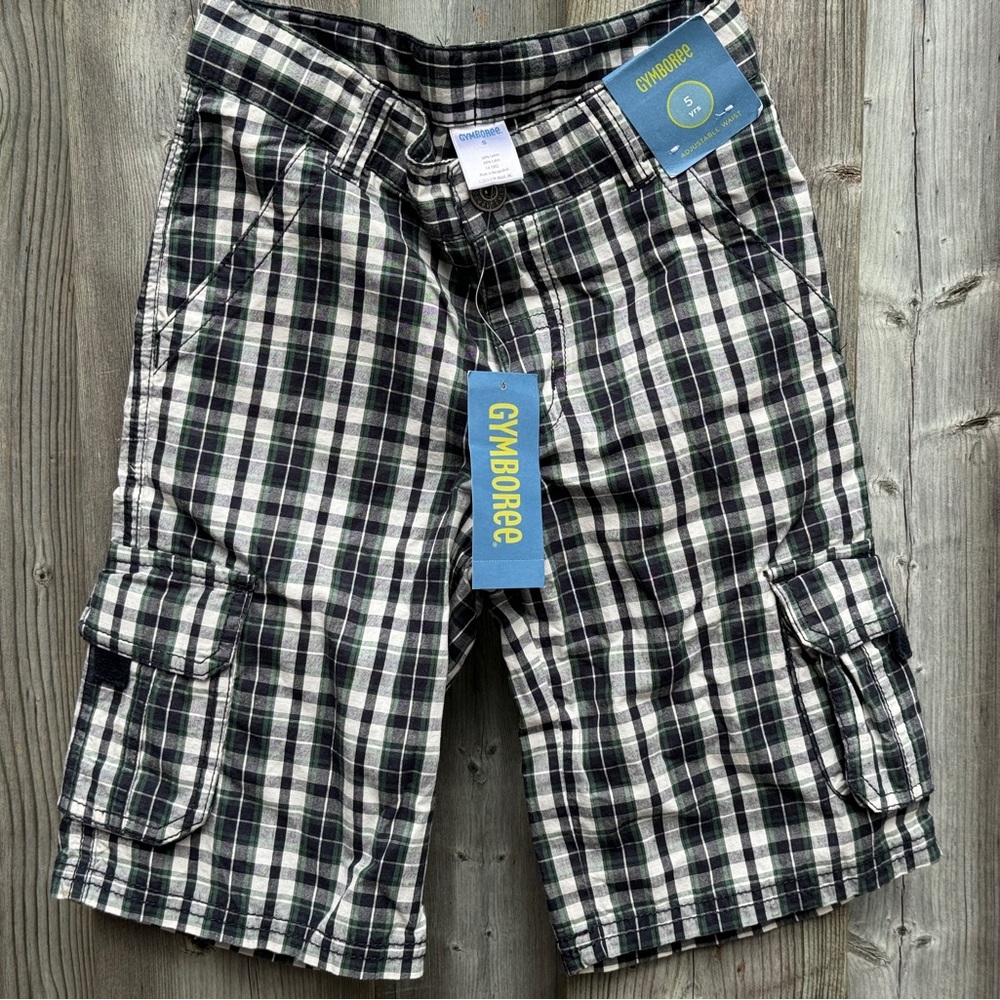 NWT Gymboree Shorts Boy 5T Adjustable Waist